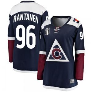 Breakaway Fanatics Branded Women's Mikko Rantanen Navy Alternate 2022 Stanley Cup Final Patch Jersey - NHL Colorado Avalanche