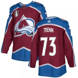 Authentic Adidas Adult Yakov Trenin Burgundy Home 2022 Stanley Cup Final Patch Jersey - NHL Colorado Avalanche