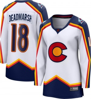 Breakaway Fanatics Branded Women's Adam Deadmarsh White Special Edition 2.0 Jersey - NHL Colorado Avalanche