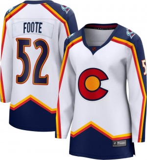 Breakaway Fanatics Branded Women's Adam Foote White Special Edition 2.0 Jersey - NHL Colorado Avalanche