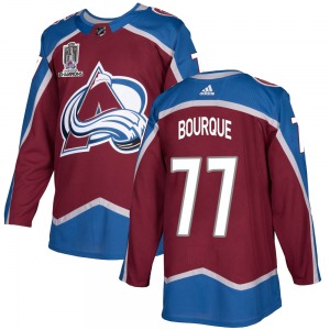 Authentic Adidas Youth Raymond Bourque Burgundy Home 2022 Stanley Cup Champions Jersey - NHL Colorado Avalanche