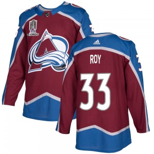 Authentic Adidas Youth Patrick Roy Burgundy Home 2022 Stanley Cup Champions Jersey - NHL Colorado Avalanche