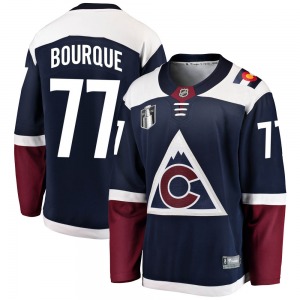 Breakaway Fanatics Branded Youth Raymond Bourque Navy Alternate 2022 Stanley Cup Final Patch Jersey - NHL Colorado Avalanche