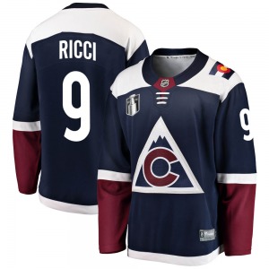 Breakaway Fanatics Branded Youth Mike Ricci Navy Alternate 2022 Stanley Cup Final Patch Jersey - NHL Colorado Avalanche