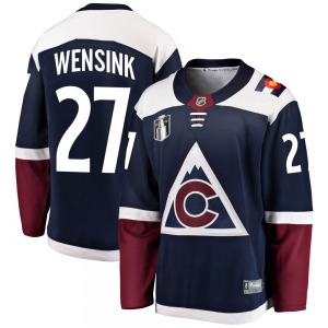 Breakaway Fanatics Branded Youth John Wensink Navy Alternate 2022 Stanley Cup Final Patch Jersey - NHL Colorado Avalanche