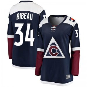 Breakaway Fanatics Branded Women's Antoine Bibeau Navy Alternate Jersey - NHL Colorado Avalanche