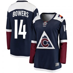 Breakaway Fanatics Branded Women's Shane Bowers Navy ized Alternate Jersey - NHL Colorado Avalanche