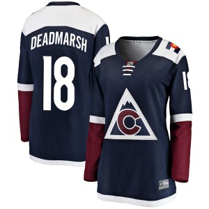 Breakaway Fanatics Branded Women's Adam Deadmarsh Navy Alternate Jersey - NHL Colorado Avalanche