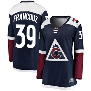 Breakaway Fanatics Branded Women's Pavel Francouz Navy Alternate Jersey - NHL Colorado Avalanche