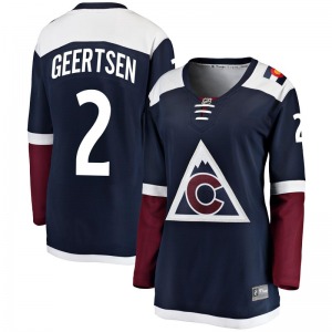 Breakaway Fanatics Branded Women's Mason Geertsen Navy Alternate Jersey - NHL Colorado Avalanche