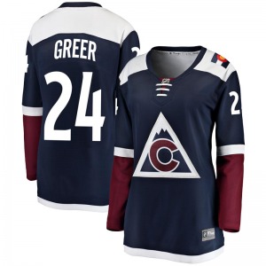 Breakaway Fanatics Branded Women's A.J. Greer Navy Alternate Jersey - NHL Colorado Avalanche