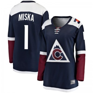 Breakaway Fanatics Branded Women's Hunter Miska Navy Alternate Jersey - NHL Colorado Avalanche