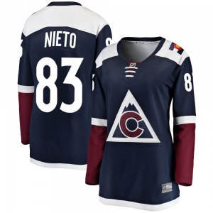 Breakaway Fanatics Branded Women's Matt Nieto Navy Alternate Jersey - NHL Colorado Avalanche
