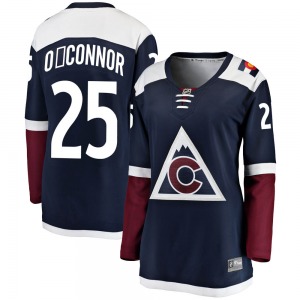 Breakaway Fanatics Branded Women's Logan O'Connor Navy Alternate Jersey - NHL Colorado Avalanche