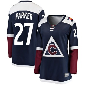 Breakaway Fanatics Branded Women's Scott Parker Navy Alternate Jersey - NHL Colorado Avalanche