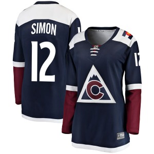 Breakaway Fanatics Branded Women's Chris Simon Navy Alternate Jersey - NHL Colorado Avalanche