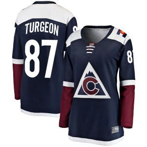 Breakaway Fanatics Branded Women's Pierre Turgeon Navy Alternate Jersey - NHL Colorado Avalanche