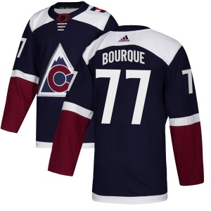 Authentic Adidas Youth Raymond Bourque Navy Alternate Jersey - NHL Colorado Avalanche