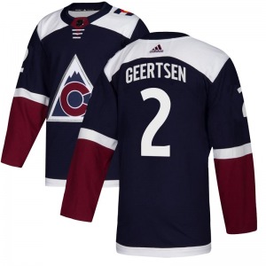 Authentic Adidas Youth Mason Geertsen Navy Alternate Jersey - NHL Colorado Avalanche