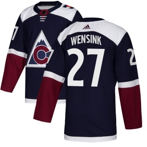 Authentic Adidas Youth John Wensink Navy Alternate Jersey - NHL Colorado Avalanche