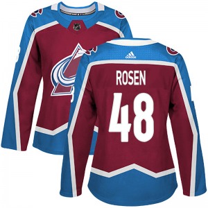 Authentic Adidas Women's Calle Rosen Burgundy Home Jersey - NHL Colorado Avalanche
