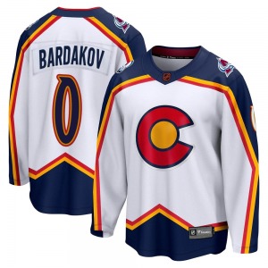 Breakaway Fanatics Branded Youth Zakhar Bardakov White Special Edition 2.0 Jersey - NHL Colorado Avalanche