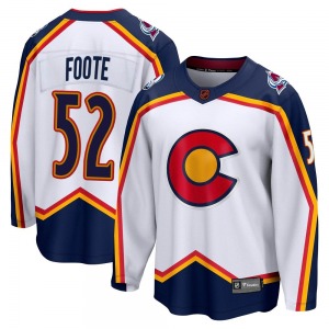 Breakaway Fanatics Branded Youth Adam Foote White Special Edition 2.0 Jersey - NHL Colorado Avalanche