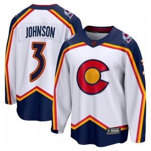Breakaway Fanatics Branded Youth Jack Johnson White Special Edition 2.0 Jersey - NHL Colorado Avalanche