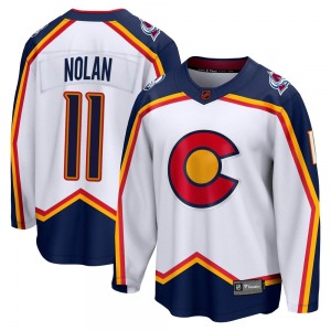Breakaway Fanatics Branded Youth Owen Nolan White Special Edition 2.0 Jersey - NHL Colorado Avalanche
