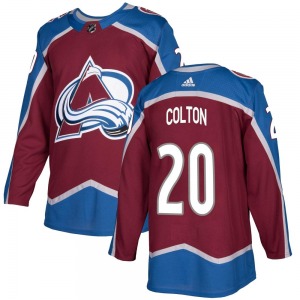 Authentic Adidas Youth Ross Colton Burgundy Home Jersey - NHL Colorado Avalanche