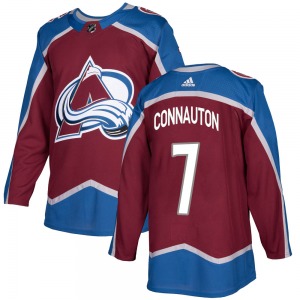 Authentic Adidas Youth Kevin Connauton ized Burgundy Home Jersey - NHL Colorado Avalanche