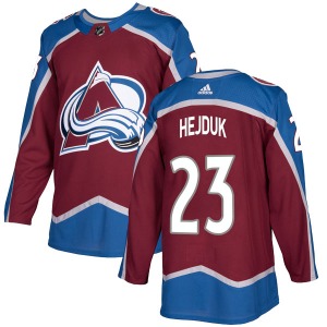 Authentic Adidas Youth Milan Hejduk Burgundy Home Jersey - NHL Colorado Avalanche