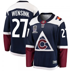 Breakaway Fanatics Branded Youth John Wensink Navy Alternate 2022 Stanley Cup Champions Jersey - NHL Colorado Avalanche