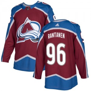 Authentic Adidas Youth Mikko Rantanen Red Burgundy Home Jersey - NHL Colorado Avalanche