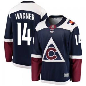 Breakaway Fanatics Branded Youth Chris Wagner Navy Alternate Jersey - NHL Colorado Avalanche