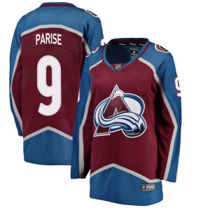 Breakaway Fanatics Branded Women's Zach Parise Maroon Home Jersey - NHL Colorado Avalanche