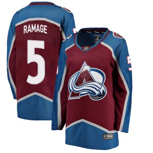 Breakaway Fanatics Branded Women's Rob Ramage Maroon Home Jersey - NHL Colorado Avalanche