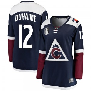Breakaway Fanatics Branded Women's Brandon Duhaime Navy Alternate 2022 Stanley Cup Final Patch Jersey - NHL Colorado Avalanche