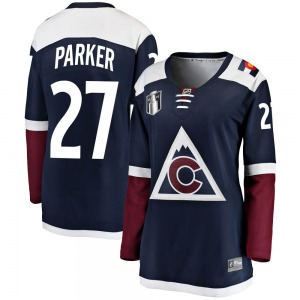 Breakaway Fanatics Branded Women's Scott Parker Navy Alternate 2022 Stanley Cup Final Patch Jersey - NHL Colorado Avalanche