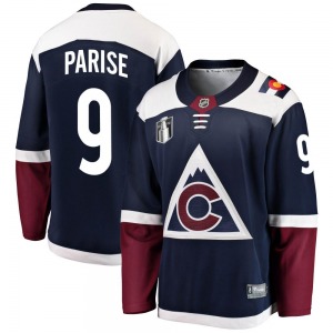 Breakaway Fanatics Branded Youth Zach Parise Navy Alternate 2022 Stanley Cup Final Patch Jersey - NHL Colorado Avalanche