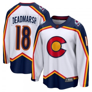 Breakaway Fanatics Branded Youth Adam Deadmarsh White Special Edition 2.0 Jersey - NHL Colorado Avalanche