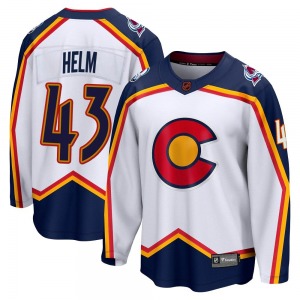 Breakaway Fanatics Branded Youth Darren Helm White Special Edition 2.0 Jersey - NHL Colorado Avalanche